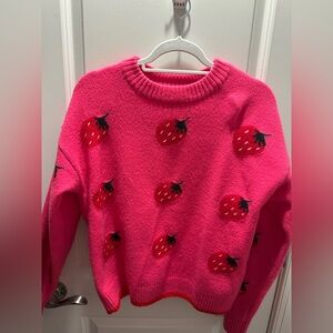 English Factory Strawberry Sweater